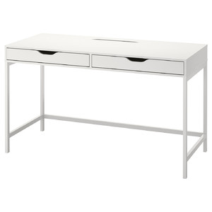 ALEX Desk, white, 132x58 cm