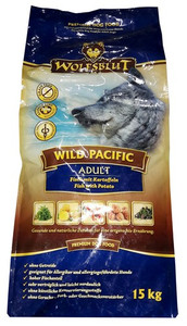 Wolfsblut Dog Food Adult Wild Pacific Fish with Potato 15kg