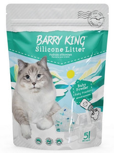 Barry King Silica Litter for Cats Baby Powder 5L