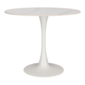 Table Simplet Skinny Premium Stone 90cm, white