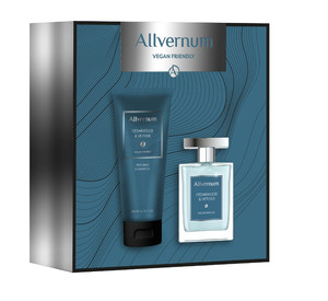 Allvernum Men Gift Set Vegan Cedarwood & Vetiver - Eau de Parfum & Shower Gel