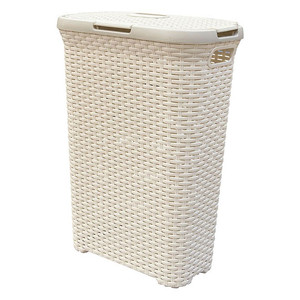 Curver Laundry Basket Natural Style 40l, off-white