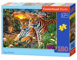 Castorland Children's Puzzle Tiger Family 180pcs 7+