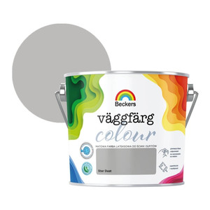 Beckers Matt Latex Paint Vaggfarg Colour 2.5l star dust