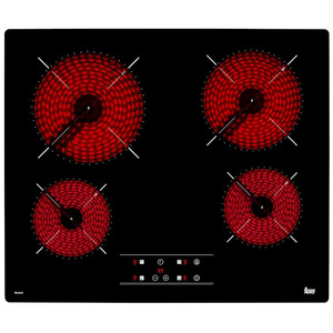 TEKA Vitroceramic Hob with 4 zones and Touch Control 60cm TB 6415