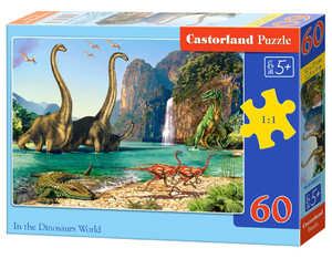 Castorland Children's Puzzle In the Dinosaur World 60pcs 5+