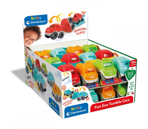 Clementoni Baby Fun Eco Tumbler Car 1pc, assorted colours, 10m+