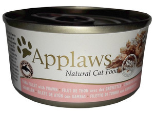 Applaws Natural Cat Food Tuna Fillet with Prawn 70g