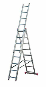 KRAUSE 3-piece Ladder CORDA 3x 6 Steps, for Stairs