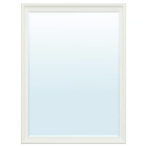 PINGSTSYREN Mirror, white, 60x80 cm
