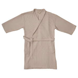 BJÄLVEN Bath robe, beige, L/XL