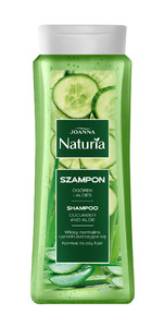 Joanna Naturia Shampoo for Normal & Greasy Hair Cucumber & Aloe Vera 500ml