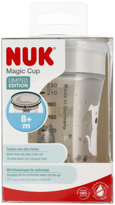 NUK Magic Cup 230ml 8m+, grey