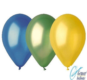 Balloons Metallic 10 100pcs, various colours