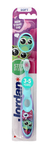 Jordan Toothbrush for Children Step by Step 3-5 Soft - Pattern Mix