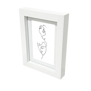 GoodHome Picture Frame Islande 13 x 18 cm, white