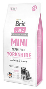 Brit Care Dog Food Grain Free Mini Yorkshire Salmon & Tuna 400g