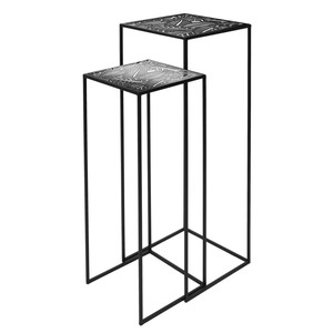 Side Tables Plant Stands Set of 2 Intesi Havana