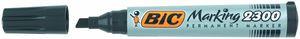 BIC Permanent Marker Marking 2300 Angle Tip, 12pcs, red