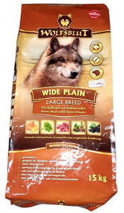 Wolfsblut Dog Food Wide Plain Large Breed Horse Meat & Sweet Potato 15kg