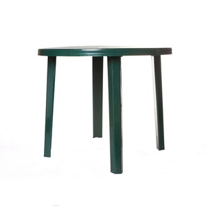 Garden Round Table 90x70cm, green
