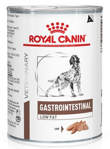 Royal Canin Veterinary Diet Gastrointestinal Low Fat Loaf Canned Dog Food 410g