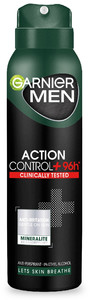 Garnier Men Anti-Perspirant Deodorant Spray Action Control 96h+ Clinically Tested  150ml