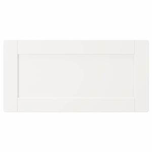 SMÅSTAD Drawer front, white, with frame, 60x30 cm