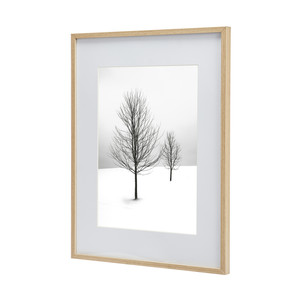 GoodHome Aluminium Picture Frame Banggi 30 x 40 cm, wood effect