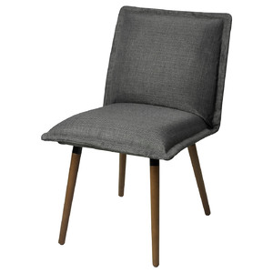 KLINTEN Chair, brown/Kilanda dark grey