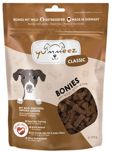 Yummeez Bones Dog Treats - Game 175g