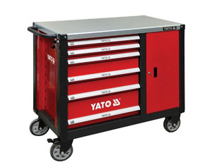 Yato Workshop Trolley Cabinet with 6 Drawers & Key Locker 09002