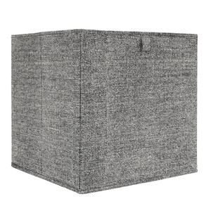 Storage Box 30x30cm Cube, dark grey