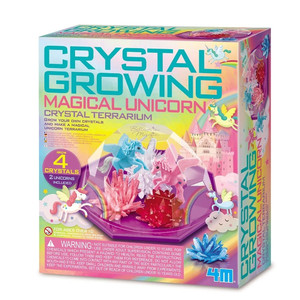 4M Crystal Growing Kit Magical Unicorn Crystal Terrarium 10+