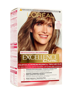 L'Oreal Excellence Creme Hair Dye 7.1 Ash Blonde
