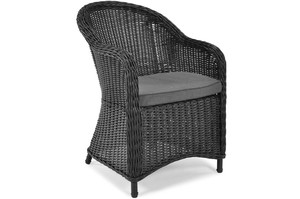 Outdoor Armchair ATENA, black