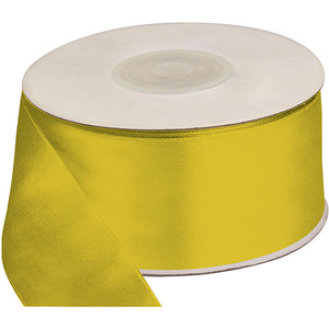 Satin Ribbon 28mm x 25m, yellow