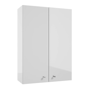 Bathroom Wall Cabinet Pat 50 cm, white gloss