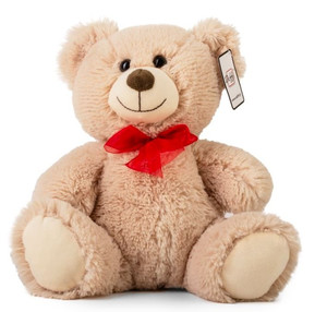 Soft Plush Toy Teddy Bear 28cm, light brown