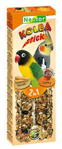 Nestor Classic Sticks 2in1 for Large Parakeets - Biscuits & Honey