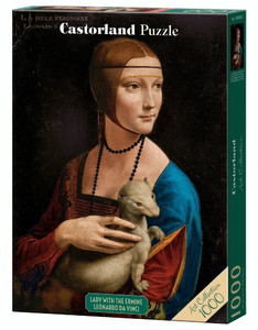 Castorland Jigsaw Puzzle Lady with the Ermine, Leonardo da Vinci Art Collection 1000pcs 9+