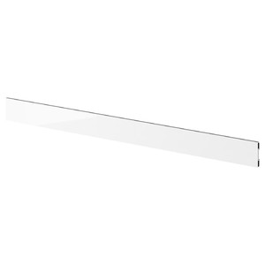 FÖRBÄTTRA Plinth, high-gloss white, 220x8 cm