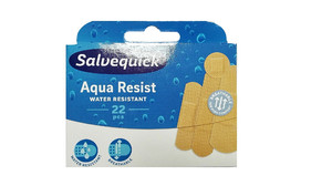 Salvequick Aqua Resist Waterproof Plasters 22pcs