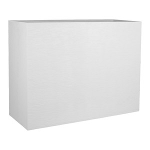 Outdoor Plant Pot Graphit 80 x 30 x 60 cm, white