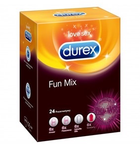 Durex Condoms Fun Mix 24pcs