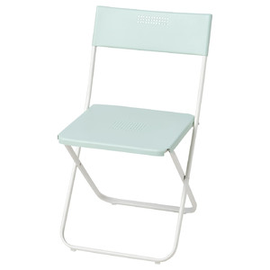 FEJAN Chair, outdoor, foldable, light green