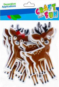 Craft Christmas Self-Adhesive Decoration Set Deer