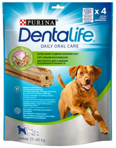 Purina DentaLife Daily Oral Care Chew Treats for Large Dogs 142g