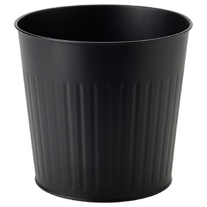 CITRONMELISS Plant pot, in/outdoor/anthracite, 19 cm