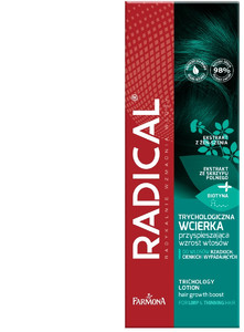 Farmona Radical Trichology Lotion for Limp & Thinning Hair 98% Natural Vegan 100ml